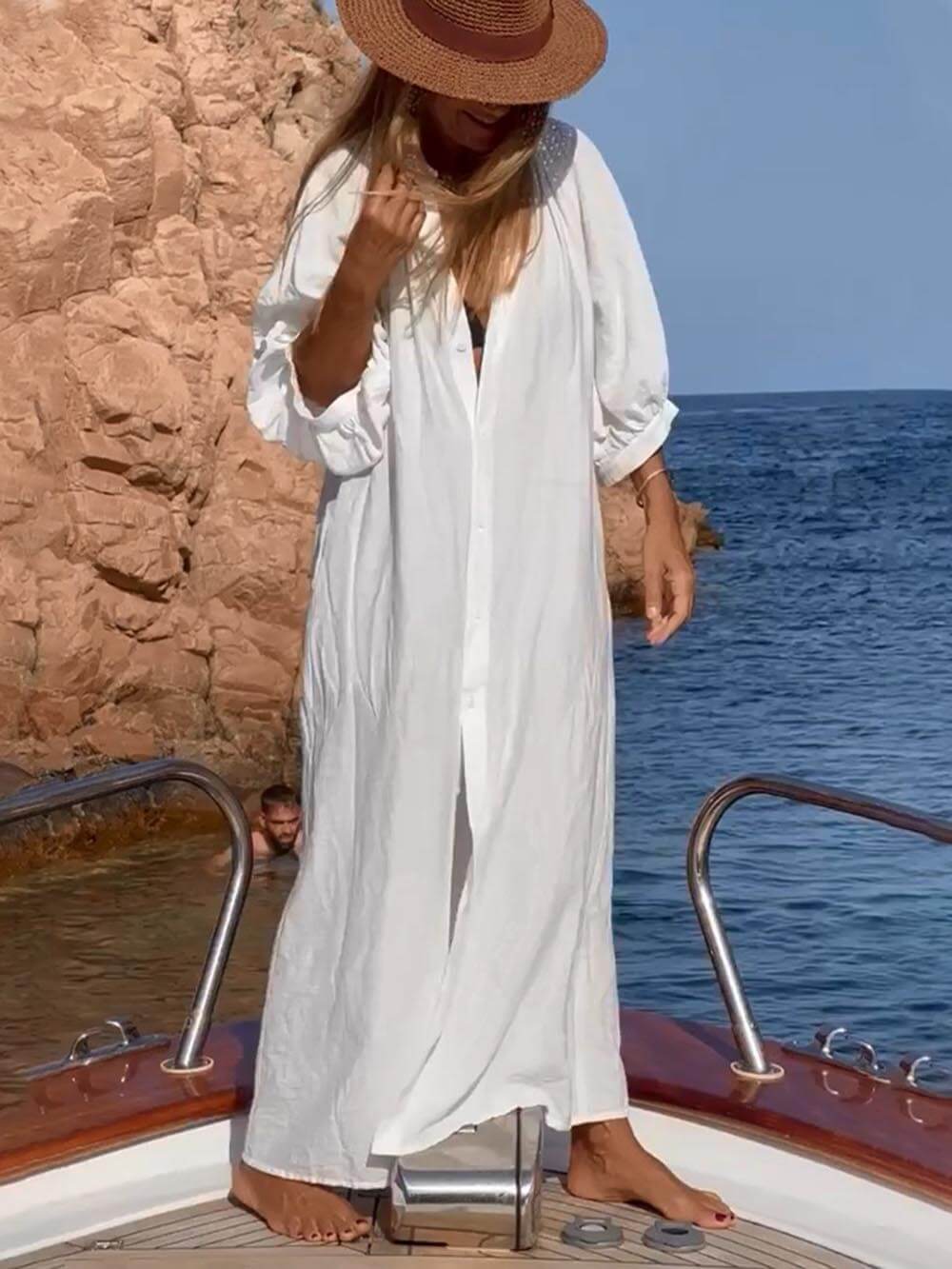 Isabelle | Luxe Strand Kaftan