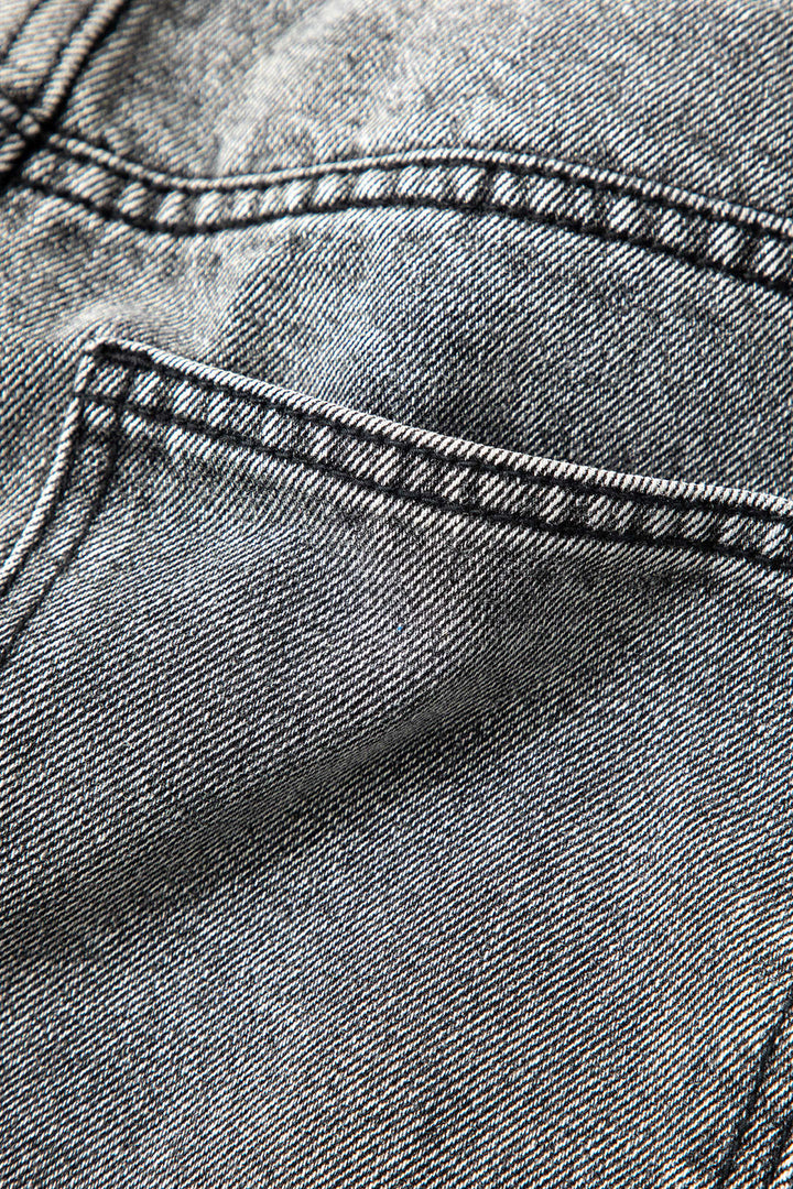 Zoë | Denim Jeans met Asymmetrische Sluiting