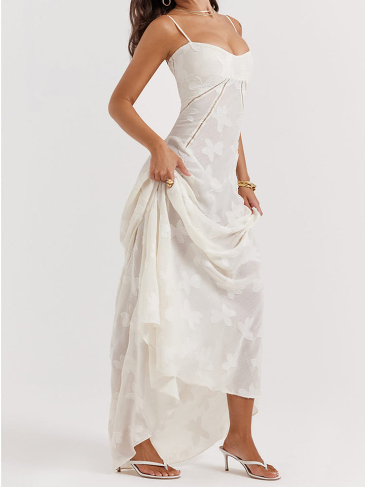 Elise | Vlinder Tule Maxi Jurk