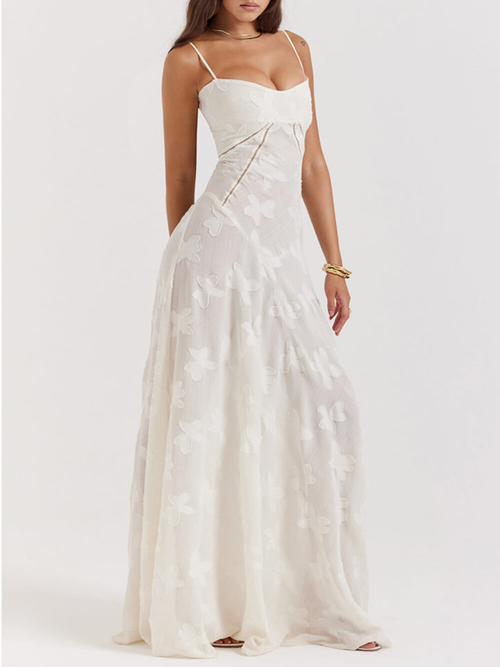 Elise | Vlinder Tule Maxi Jurk