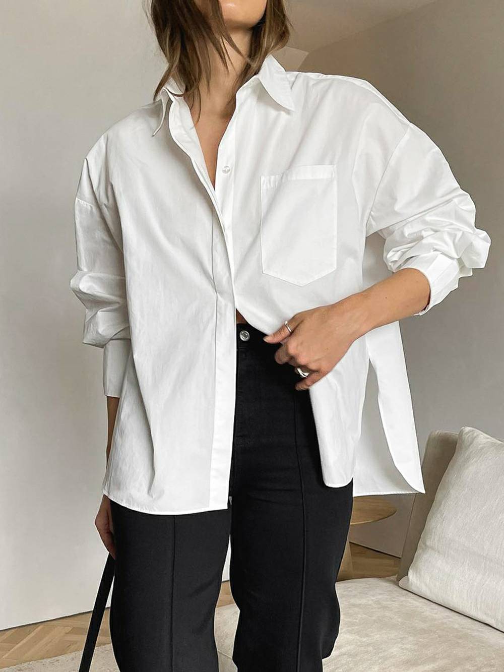 Ainara | Oversized Blouse met Minimalistische Look