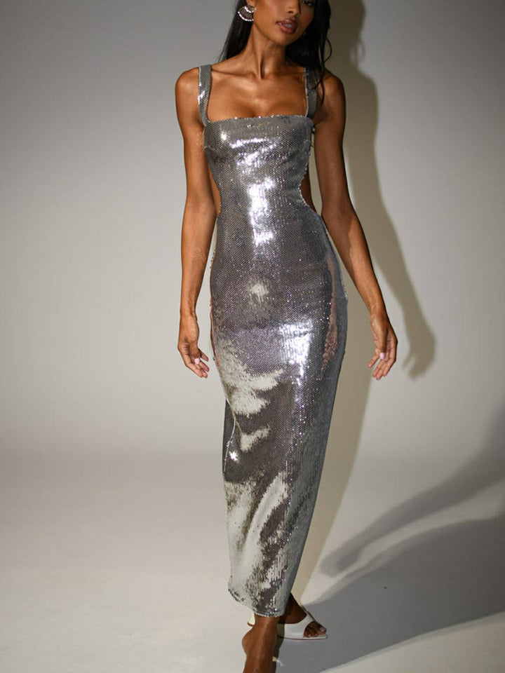 Valerie | Paillette Maxi Jurk