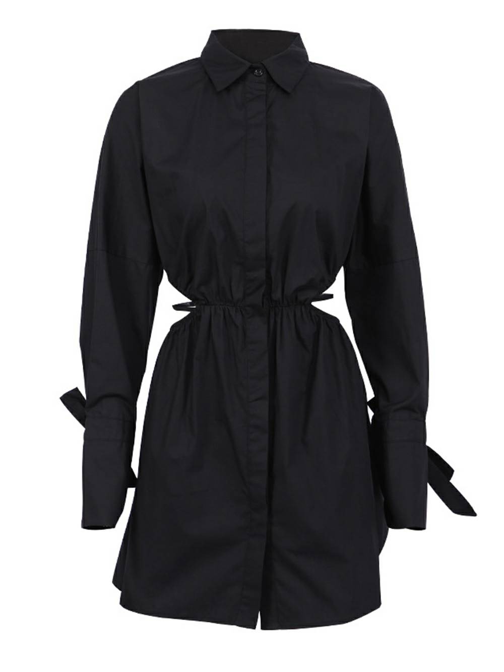 Amy | Blousejurk met Taille-Accenten en Minimalistische Look