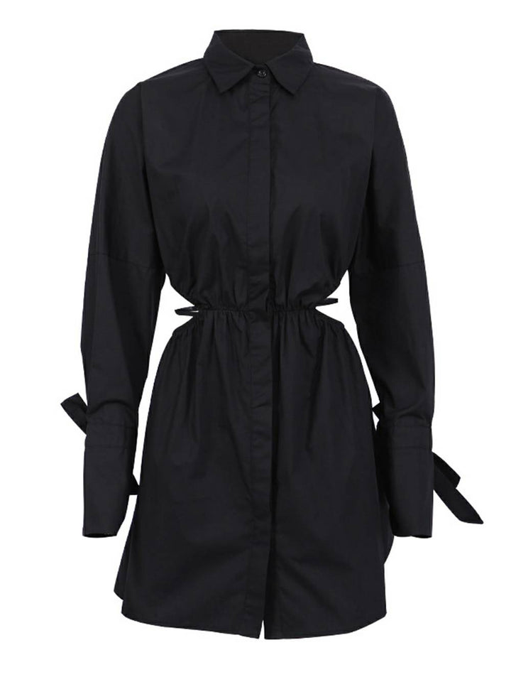 Amy | Blousejurk met Taille-Accenten en Minimalistische Look