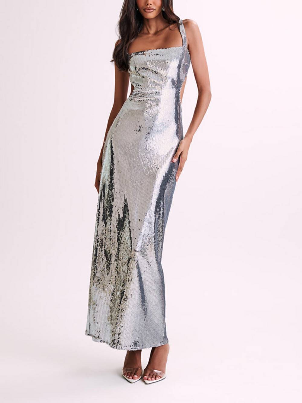 Valerie | Paillette Maxi Jurk
