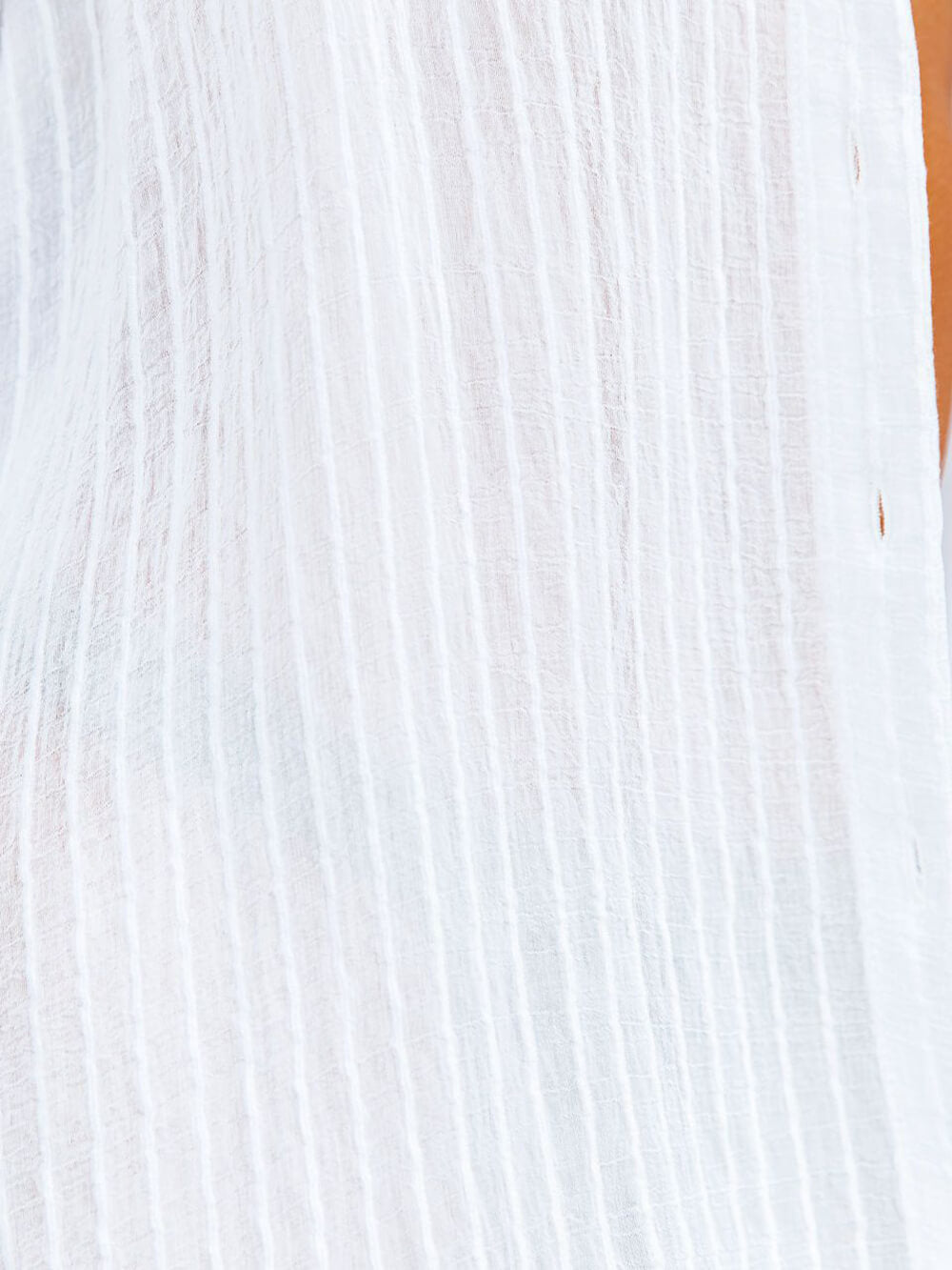 Adira | Strand Blousejurk met Ribstructuur en Ceintuur