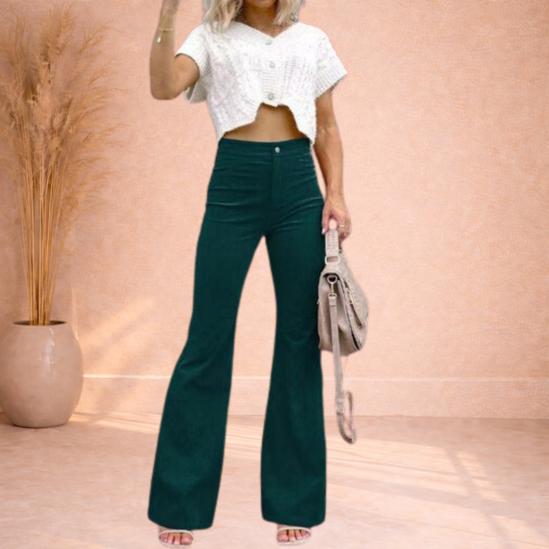 Zalina | High Waist Flare Broek