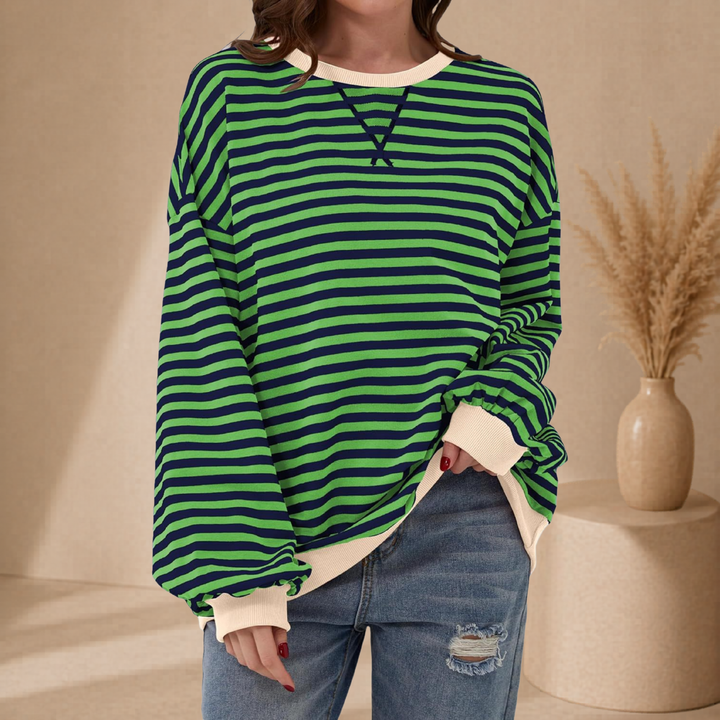 Sofie | Gestreepte Oversized Sweater