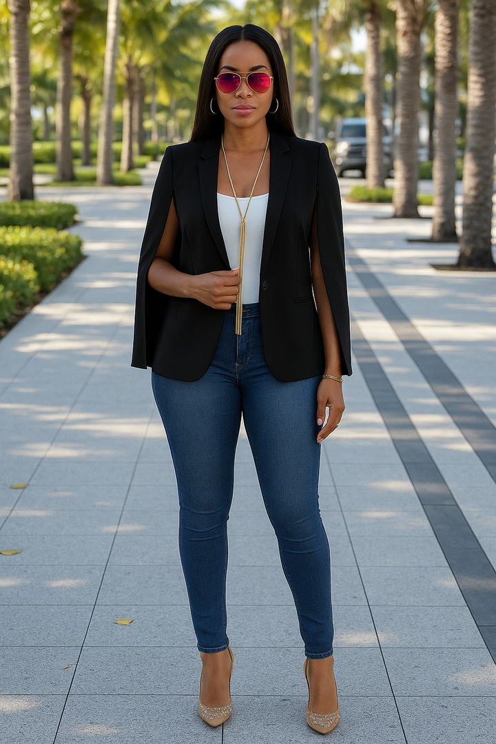 Tess | Cape Blazer