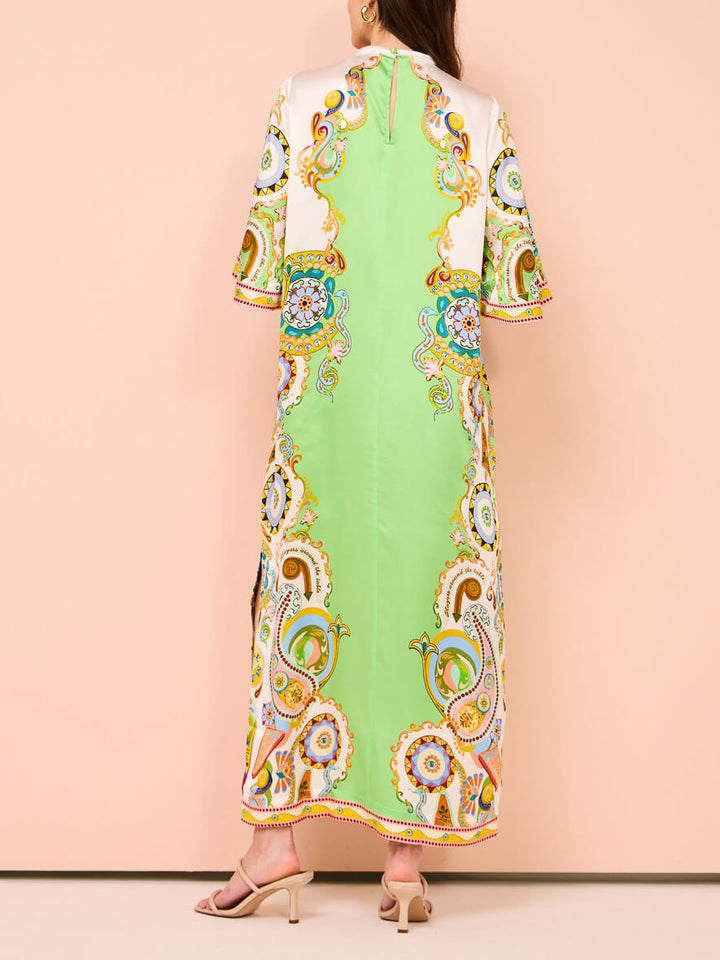 Fenne | Maxi Jurk met Paisley Print