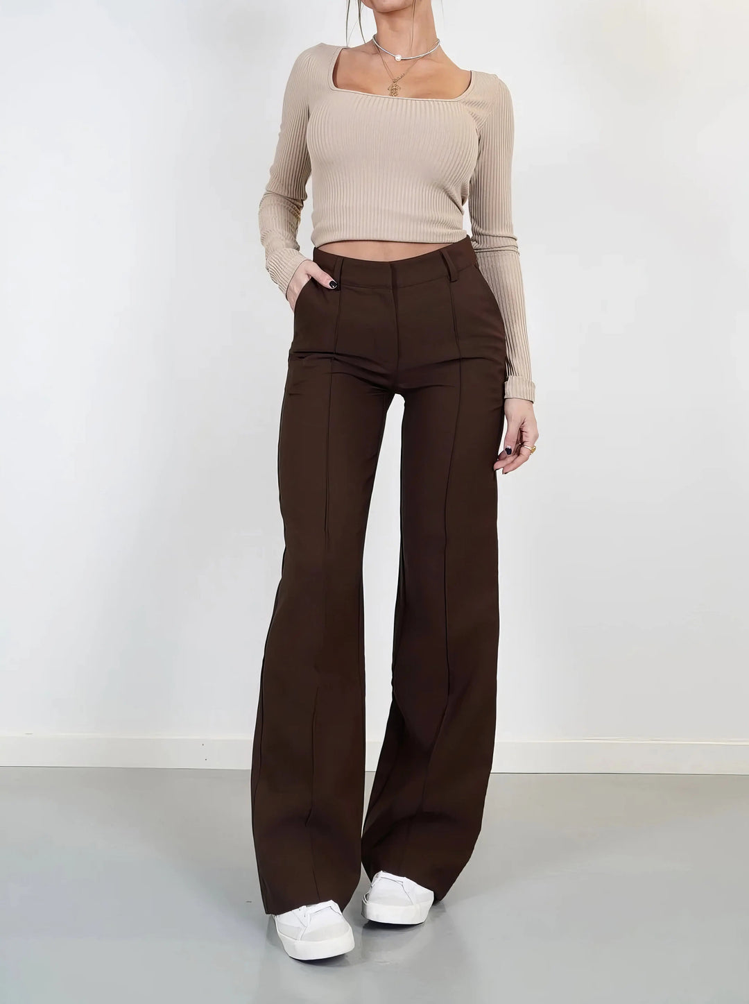 Dionne | Hoge Taille Chic Broek