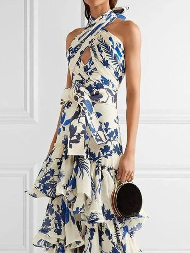 Nora | Luxe Ruffle Maxi Jurk