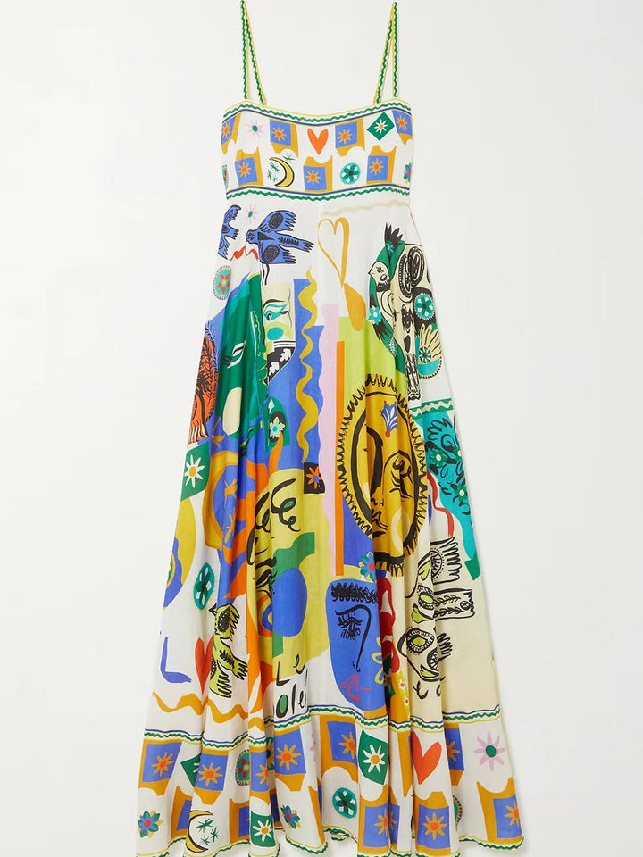 Sienna | Artistieke Maxi Jurk