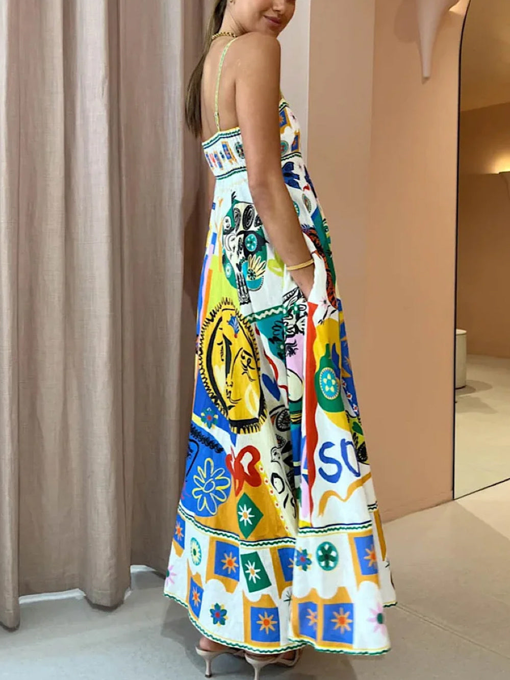 Sienna | Artistieke Maxi Jurk