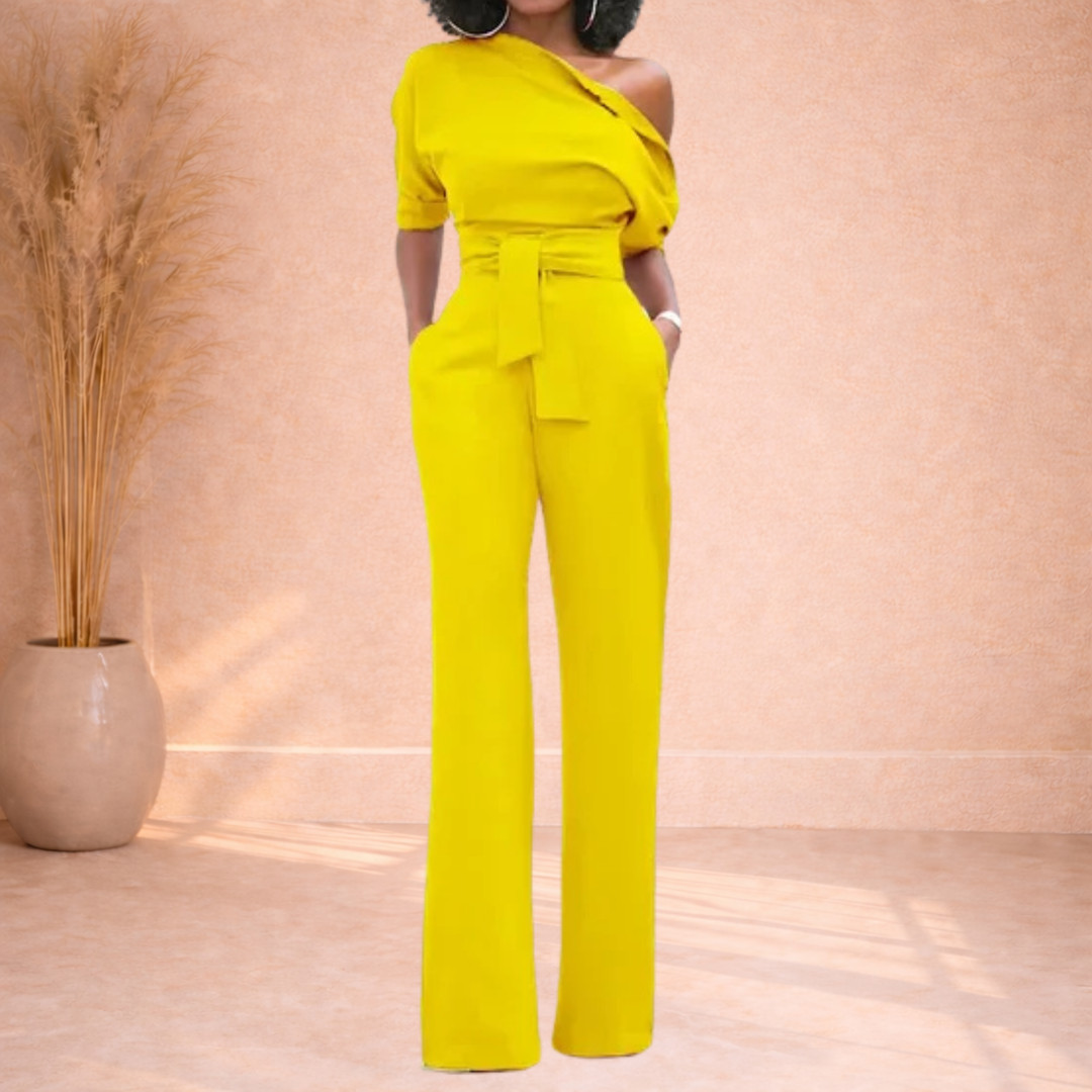 Yara | One-Shoulder Elegante Jumpsuit