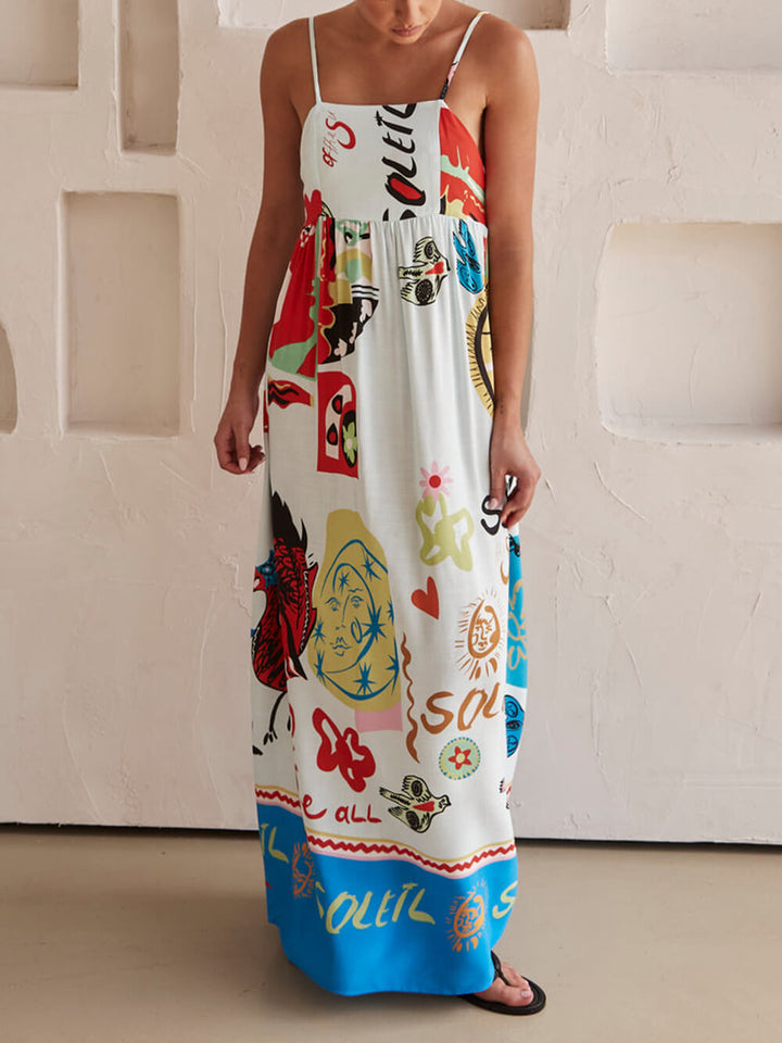 Jinthe | Artistieke Maxi Jurk