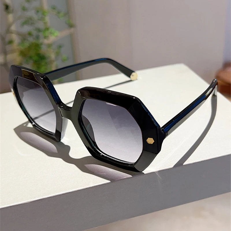 Amaury | Oversized Geometrische Zonnebril