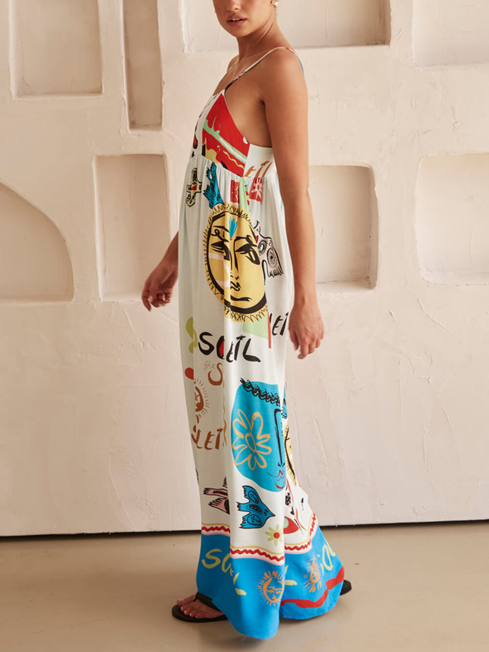 Jinthe | Artistieke Maxi Jurk