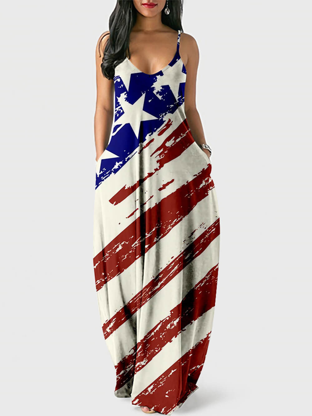 Dewi | Maxi Jurk met Grafische Print