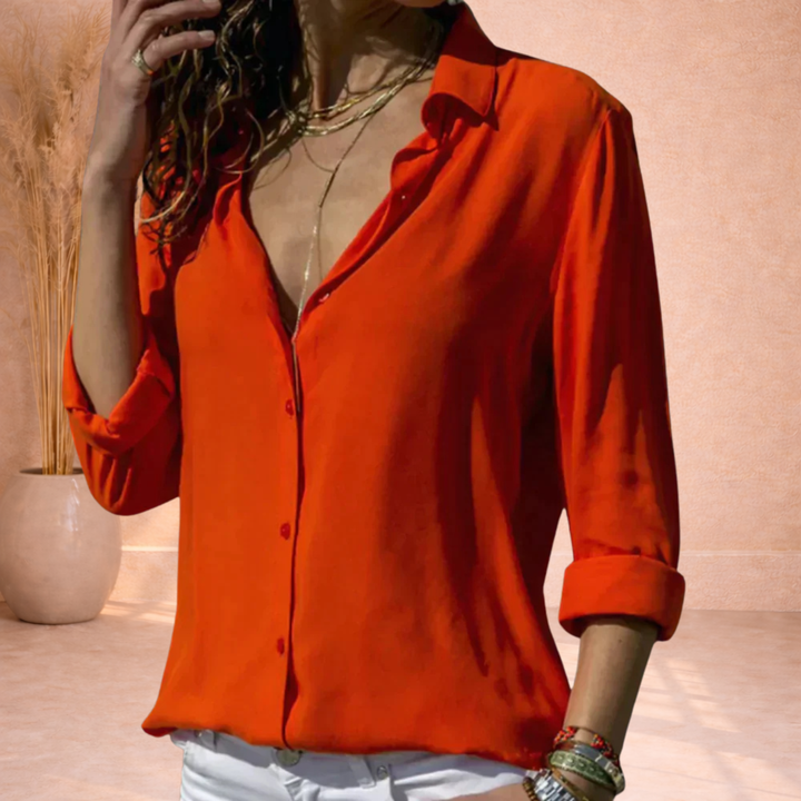 Lieke | Elegante Blouse met V-Hals