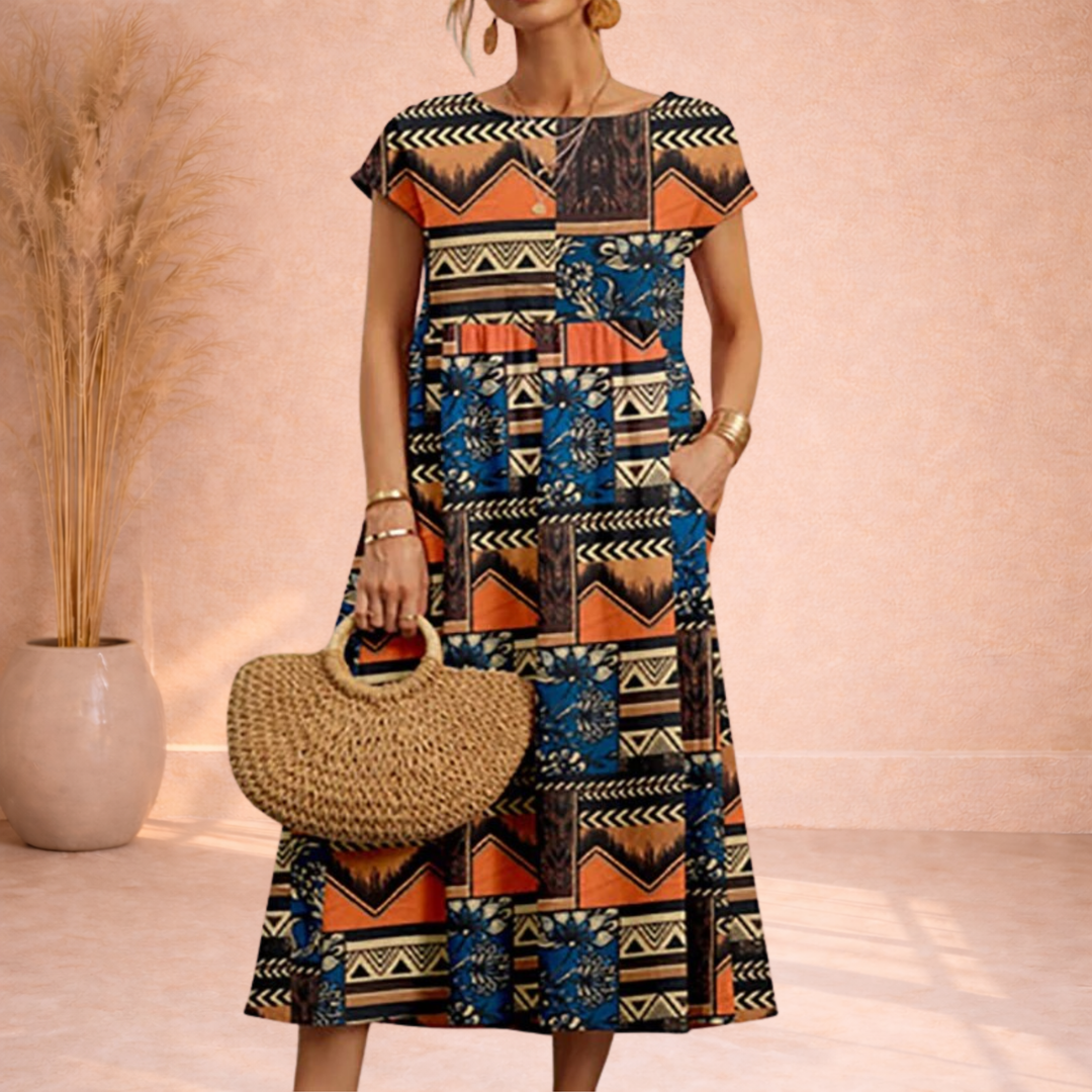 Elvina | Luchtige Maxi Jurk