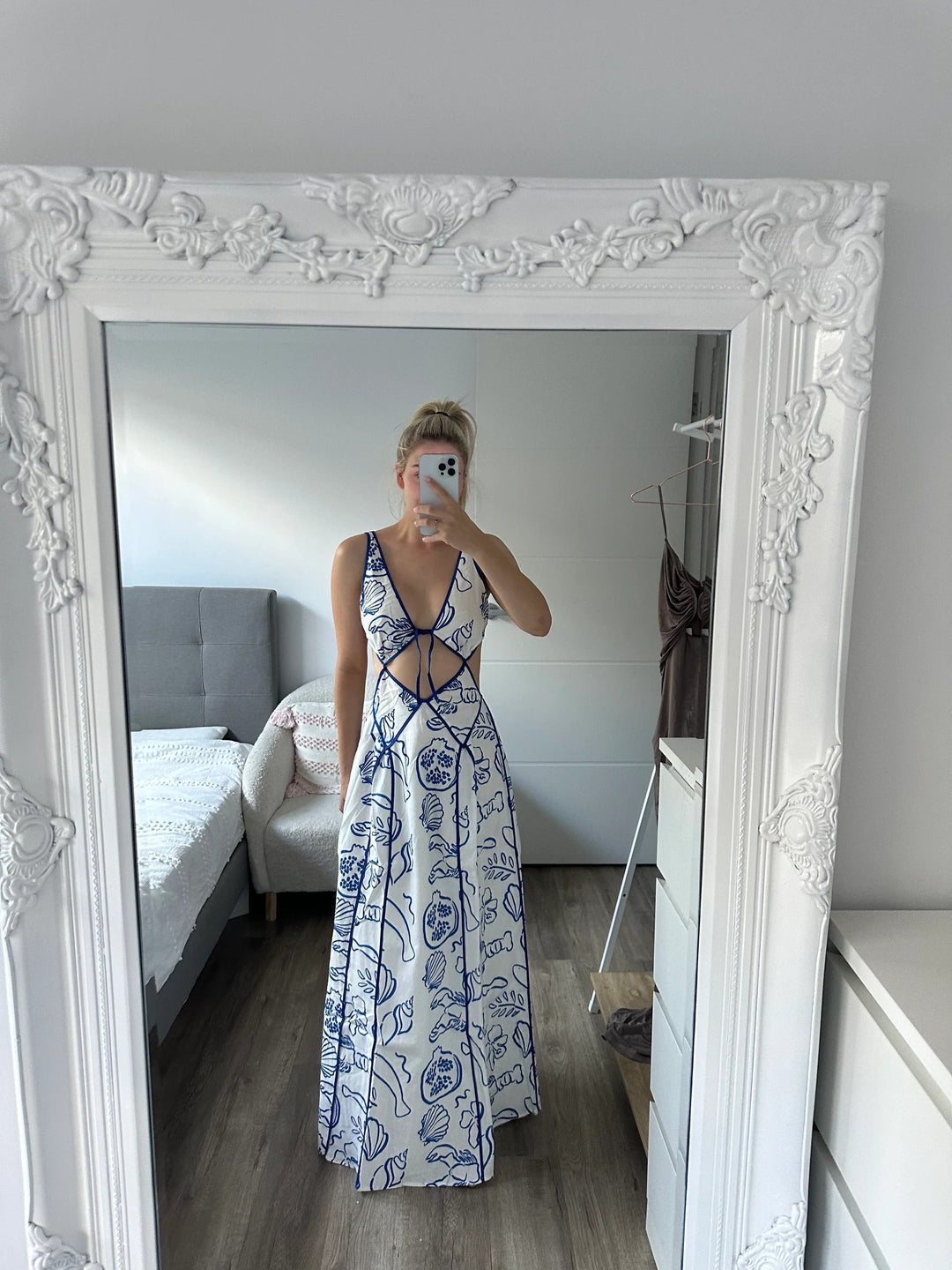 Fleurine | Maxi Jurk met Cut-Out Details