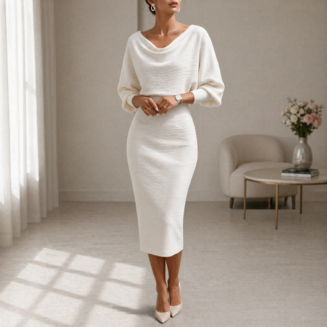 Esmée | Elegante Midi Jurk