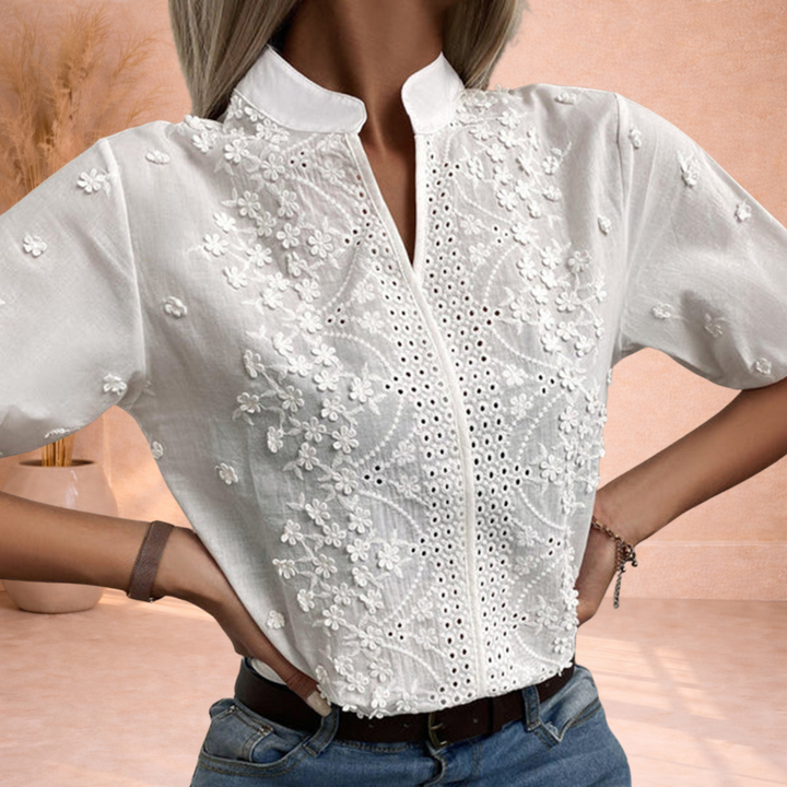 Elise | Broderie Blouse
