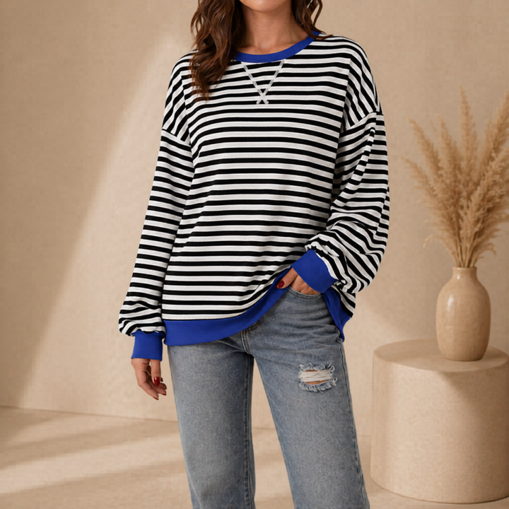 Sofie | Gestreepte Oversized Sweater