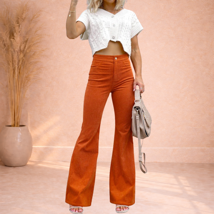 Zalina | High Waist Flare Broek