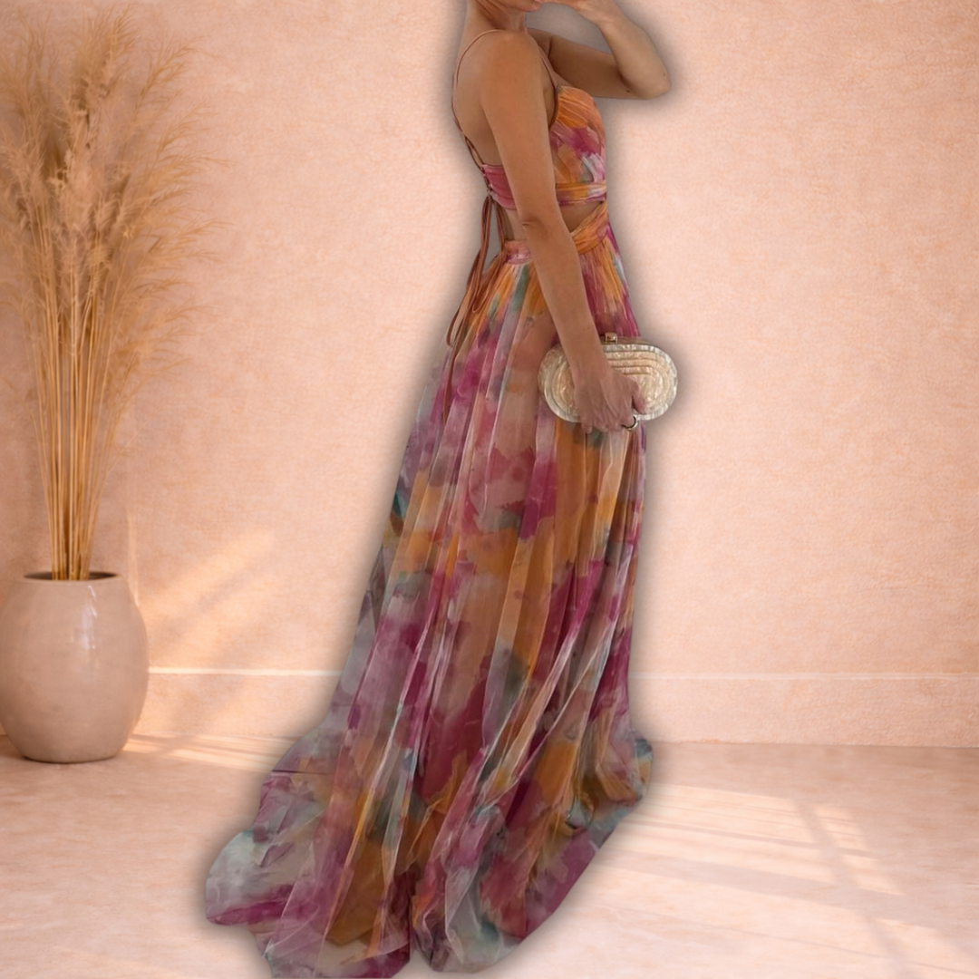Amélie | Elegante Flow Maxi Jurk