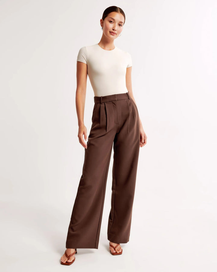 Doutzen | Elegante Pantalon met Rechte Pijpen
