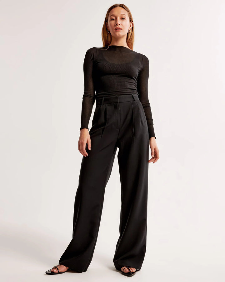 Doutzen | Elegante Pantalon met Rechte Pijpen