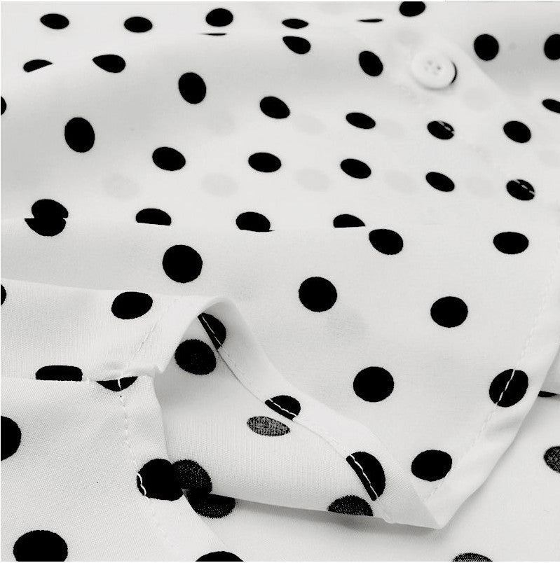Elowen | Polkadot Blouse met Statement Mouwen