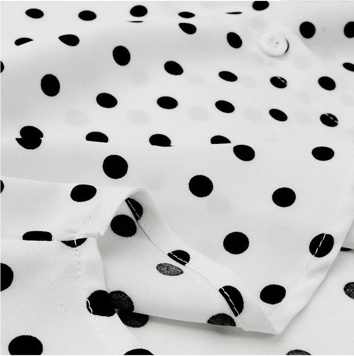 Elowen | Polkadot Blouse met Statement Mouwen