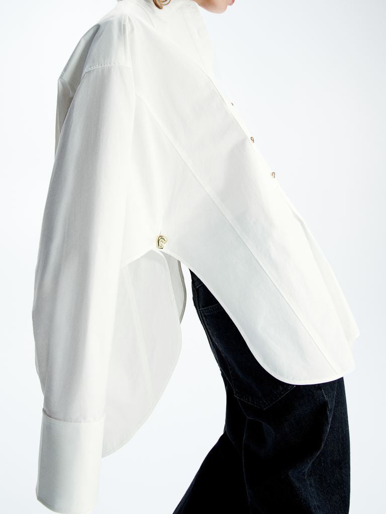 Feline | Blouse met Minimalistisch Design en Oversized Fit