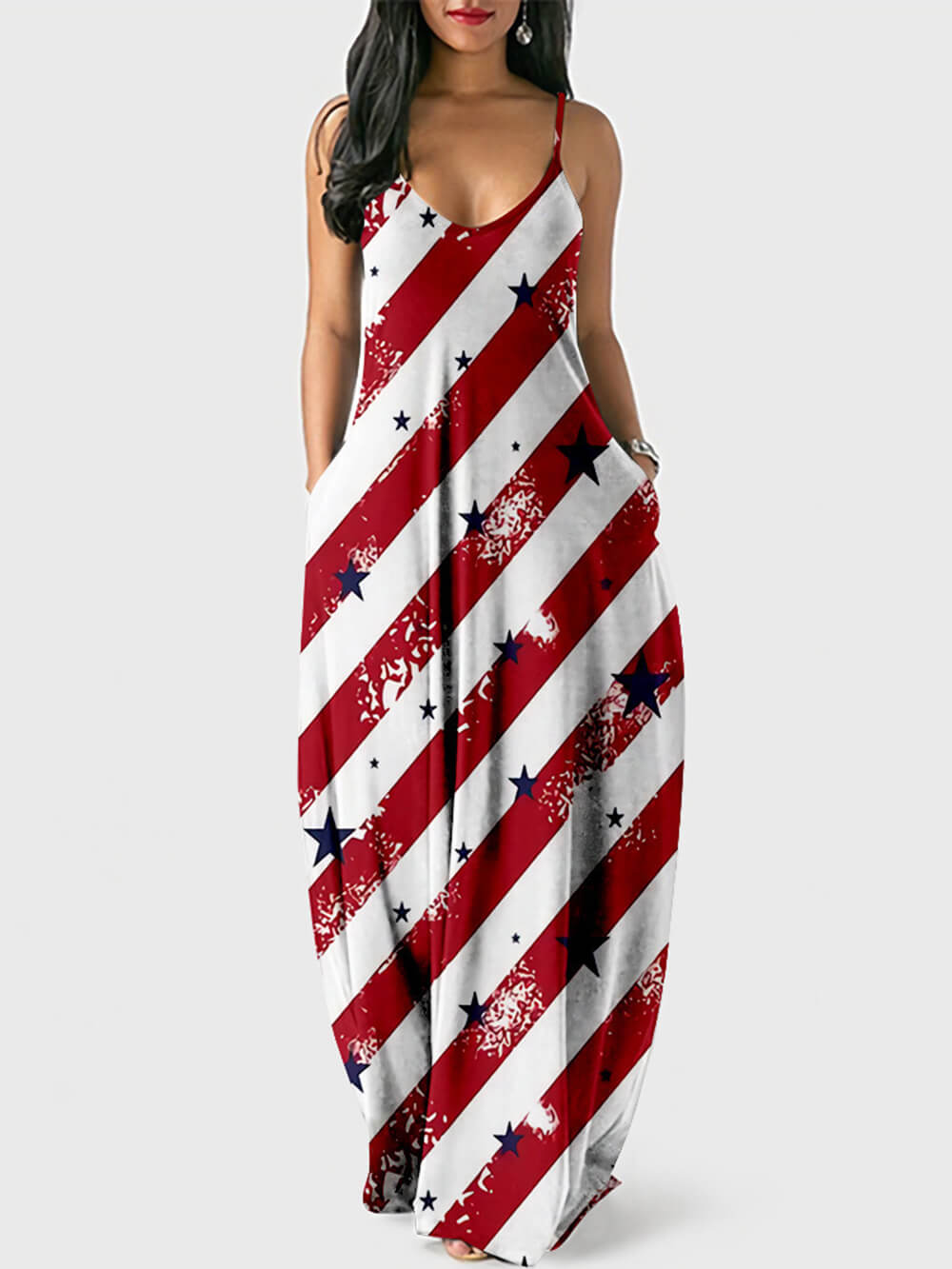 Dewi | Maxi Jurk met Grafische Print