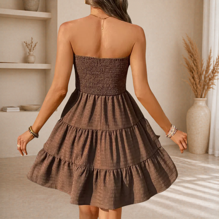 Fenna | Strapless Jurk