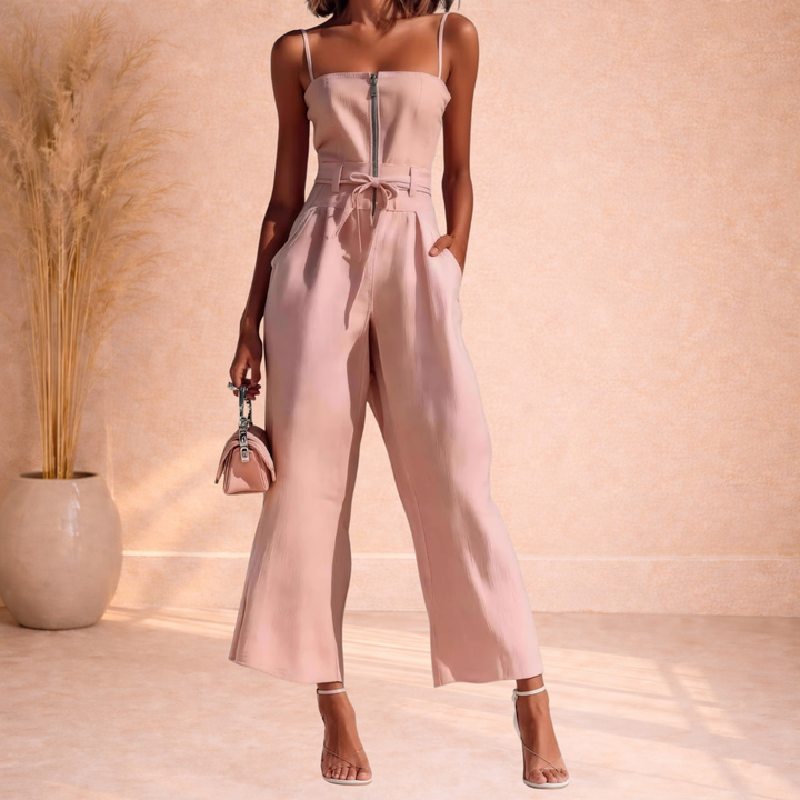Avery | Jumpsuit met Rits en Taillelint