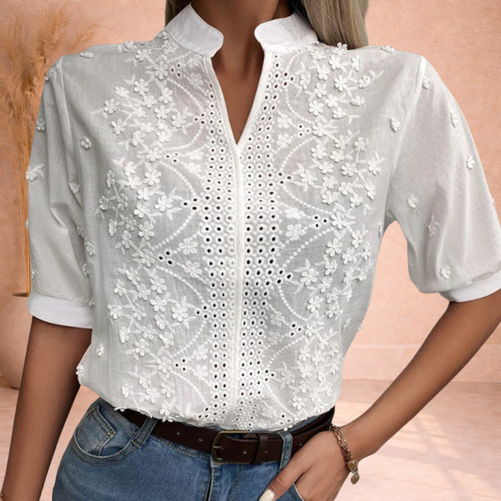 Elise | Broderie Blouse
