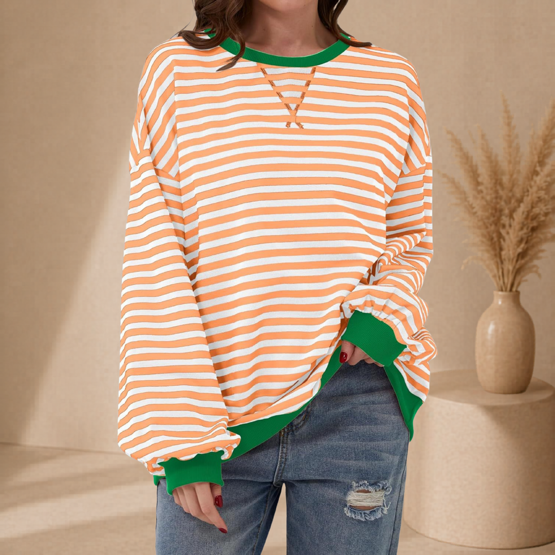 Sofie | Gestreepte Oversized Sweater