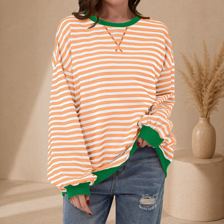 Sofie | Gestreepte Oversized Sweater