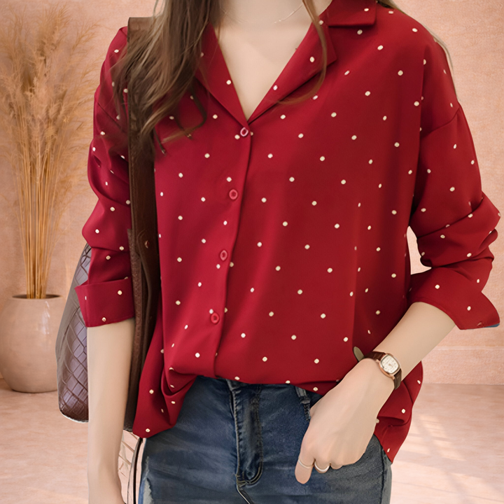 Noémi | Stippen Blouse
