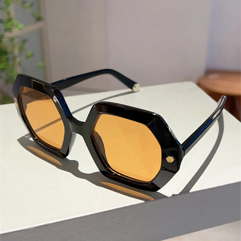 Amaury | Oversized Geometrische Zonnebril