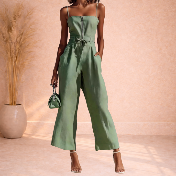 Avery | Jumpsuit met Rits en Taillelint