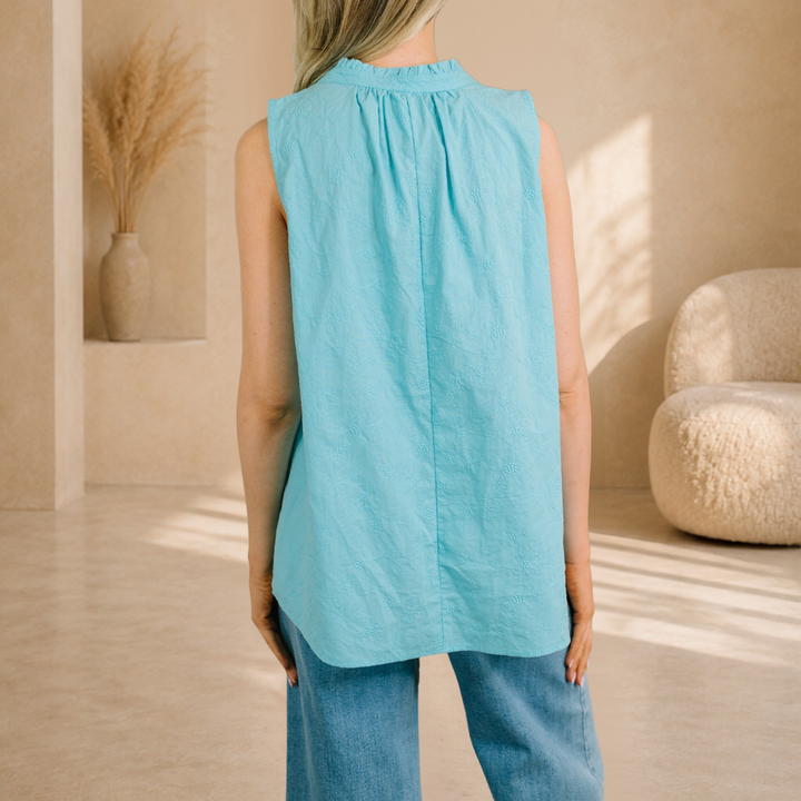 Sjoukje | Geborduurde Tank Top