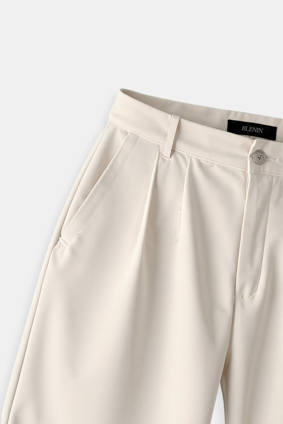 Chloé | Cropped Pantalon met Omslag Pijpen