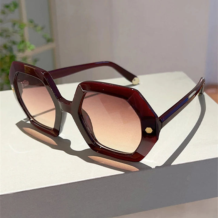 Amaury | Oversized Geometrische Zonnebril