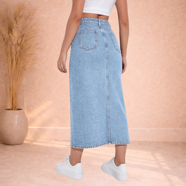 Léonie | Denim Midi Rok