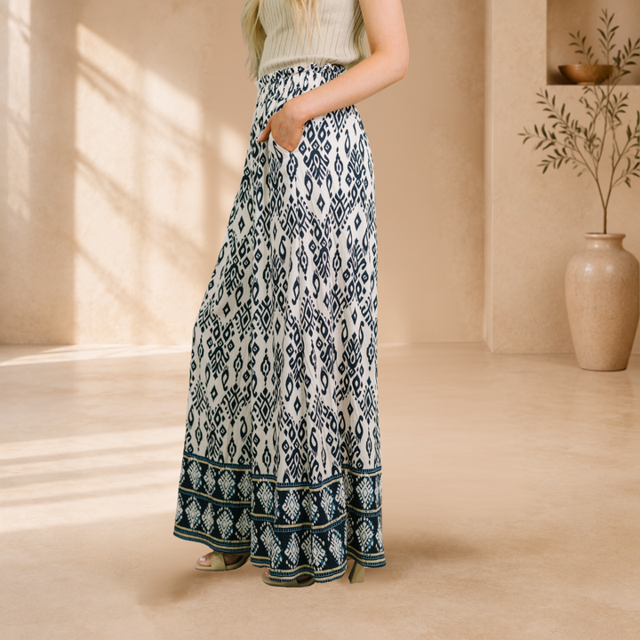 Aukje | Bohemian Wijde Broek
